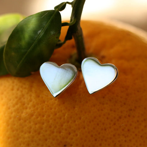 LUZ | Heart Earrings | Silver