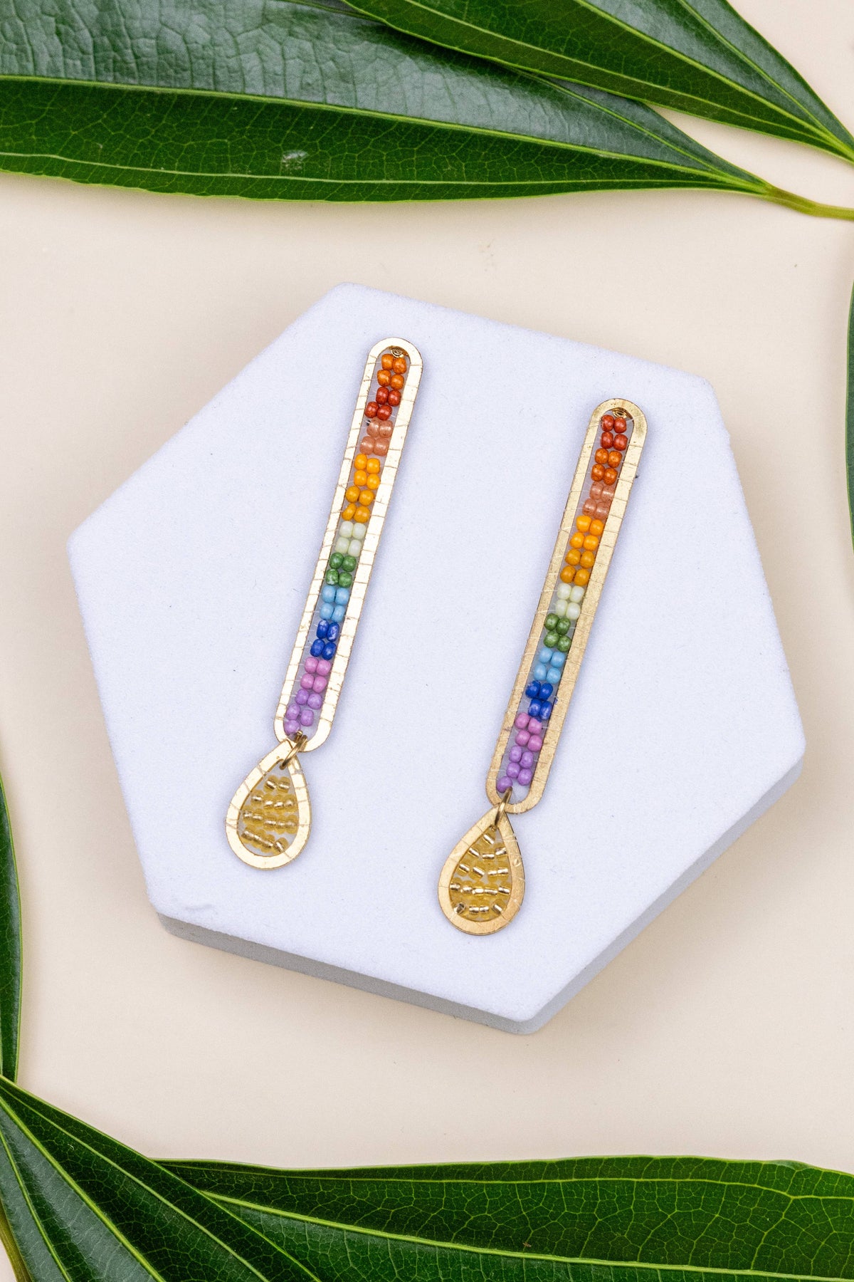Iris Bar Earrings  by Mountain Maiden