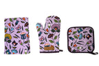 Kitchen Towel, Oven Mitt & Pot Holder Set by B.Yellowtail