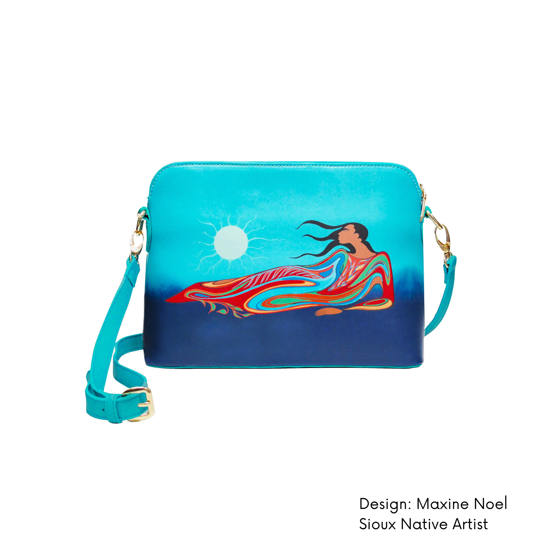 Original Indigenous Design: Killer Whale Shoulder Bag by Made by Humans