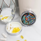 Pill Boxes with Contemporary Indigenous Design