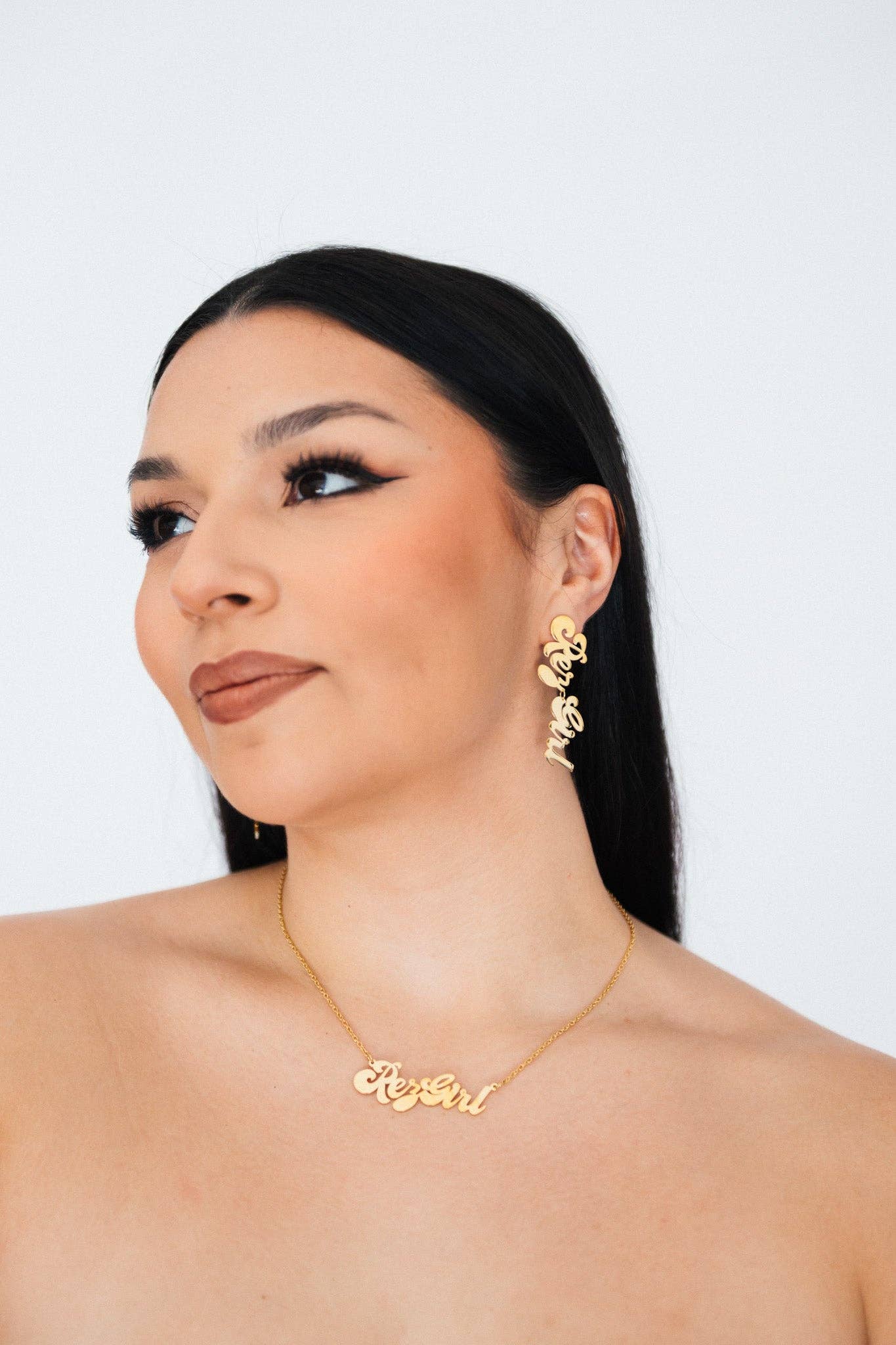 "Rez Girl" Necklace by Bethany Yellowtail