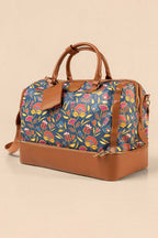 Mountain Crow Floral Weekender Travel Bag by B.Yellowtail