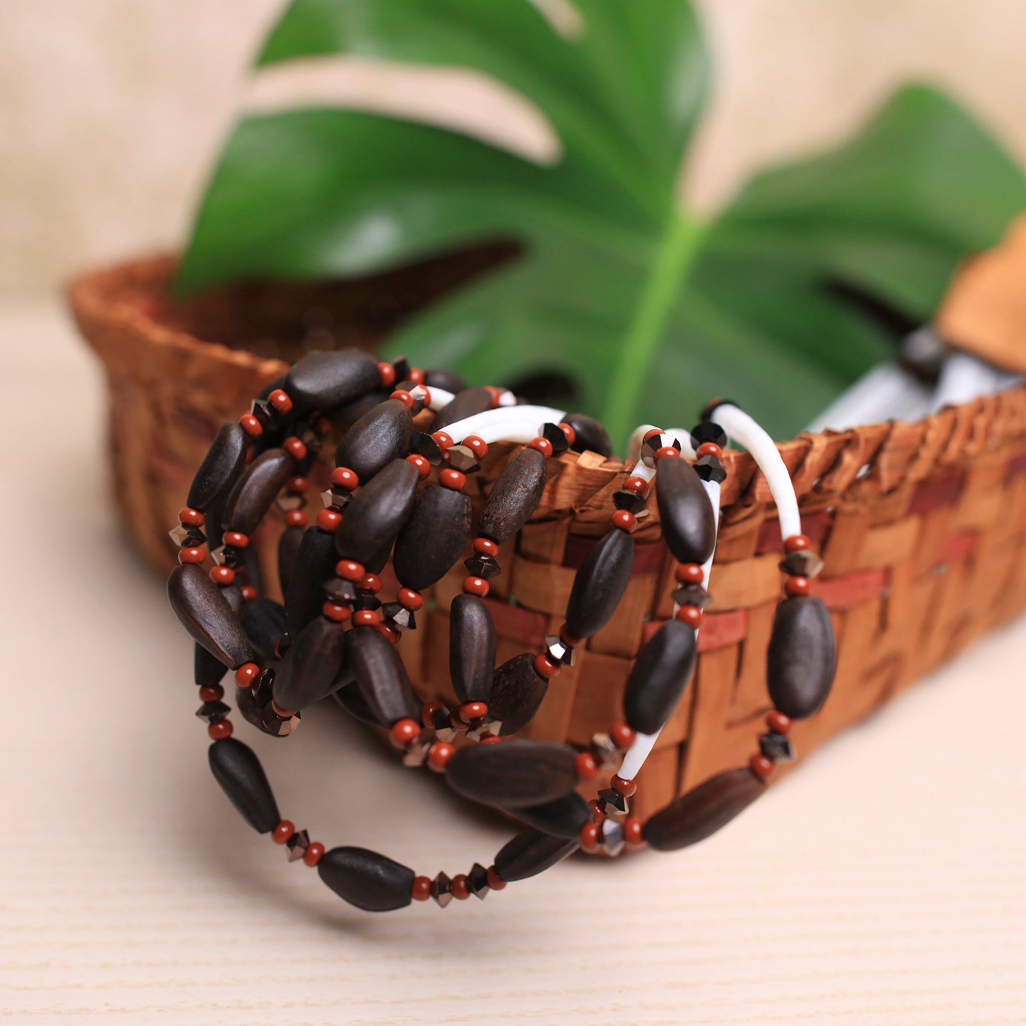 JM | Necklace | Dentalium/Seed