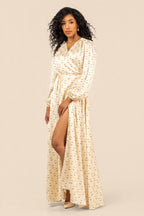 Elk Ivory Maxi Wrap Dress by B.Yellowtail