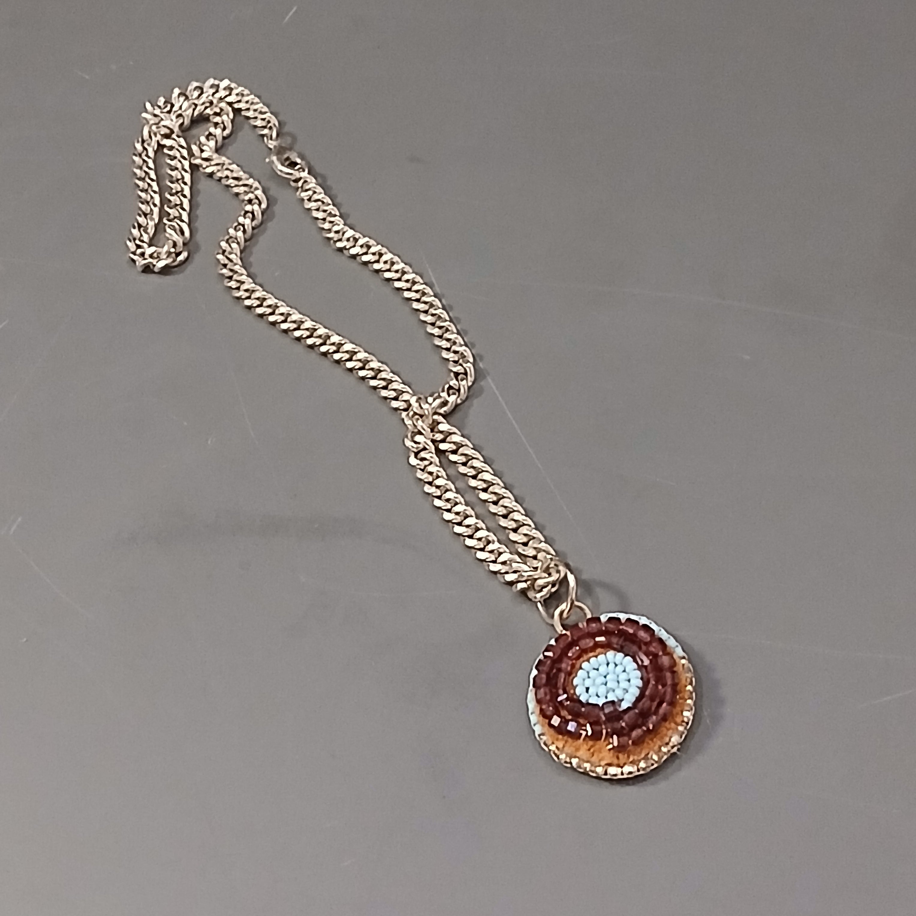KMM |Necklace| Beaded Pendant