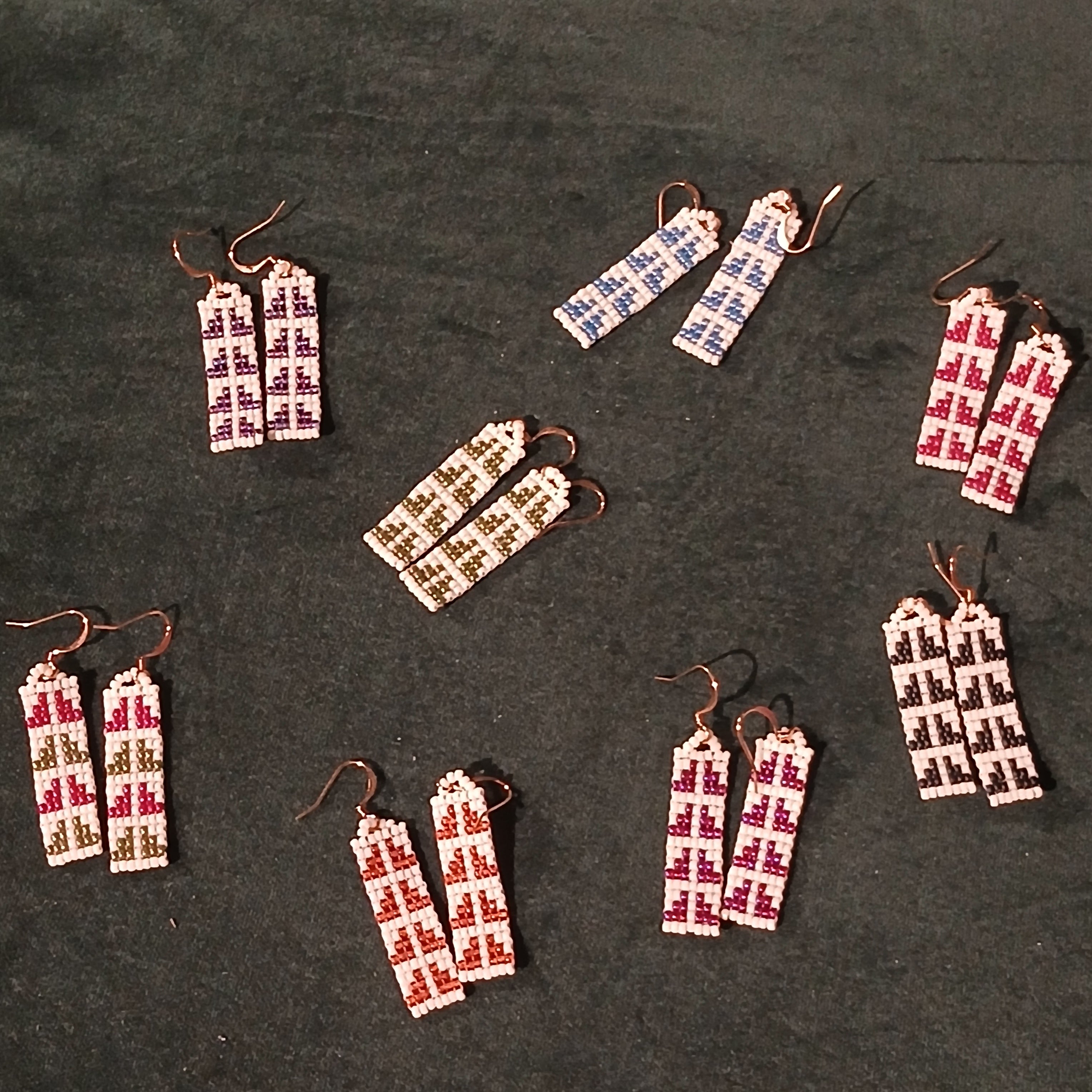 KM| Earrings | Small Deer prints