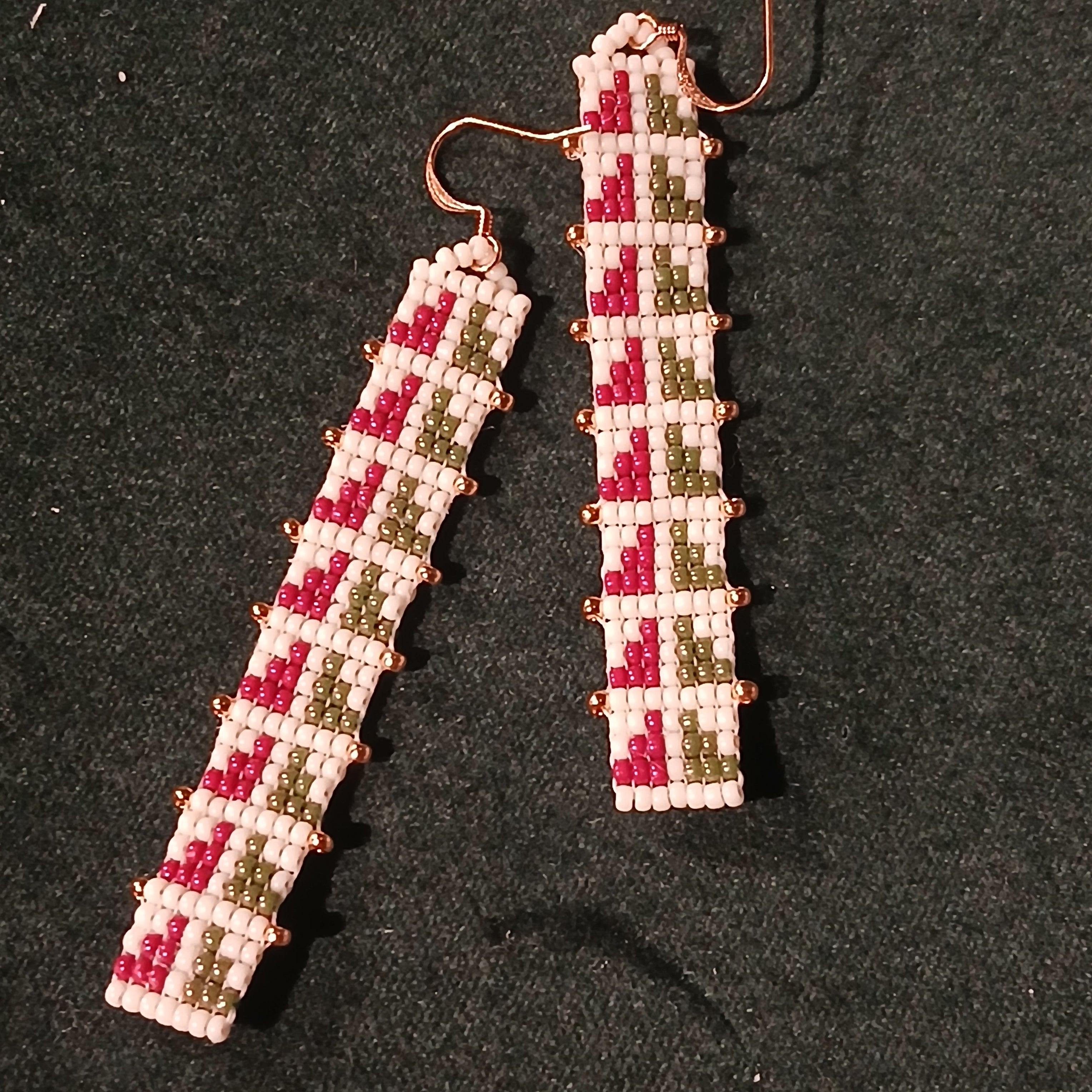 KM| Earrings | Long Deer prints [Xmas edition]