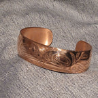 TH | Bracelets | Copper Salmon cuff bracelet