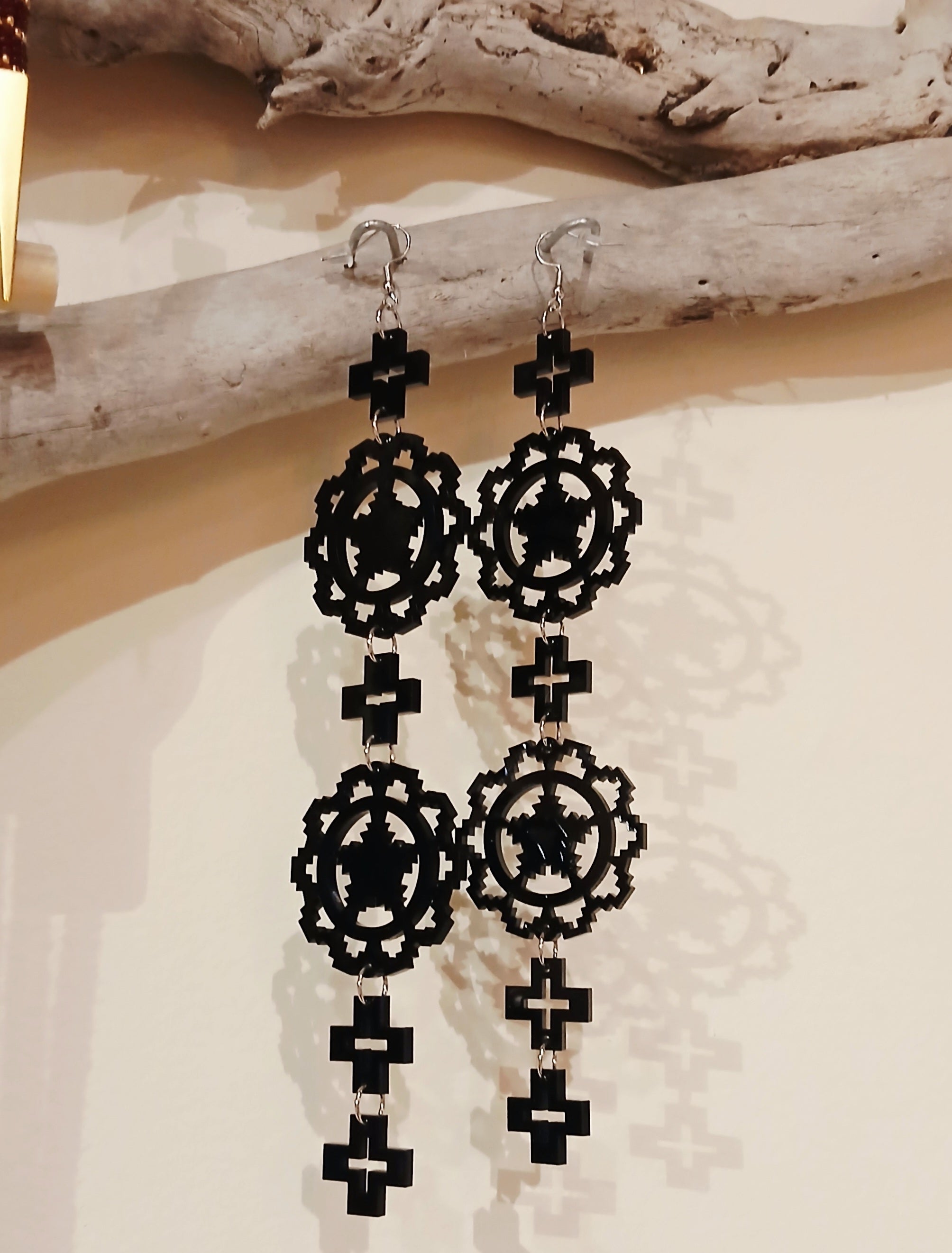 TL | Earrings | Navajo Basket Spider XL