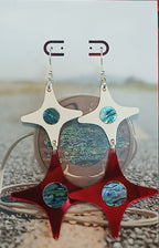 Star Husband Earrings by Copper Canoe Woman