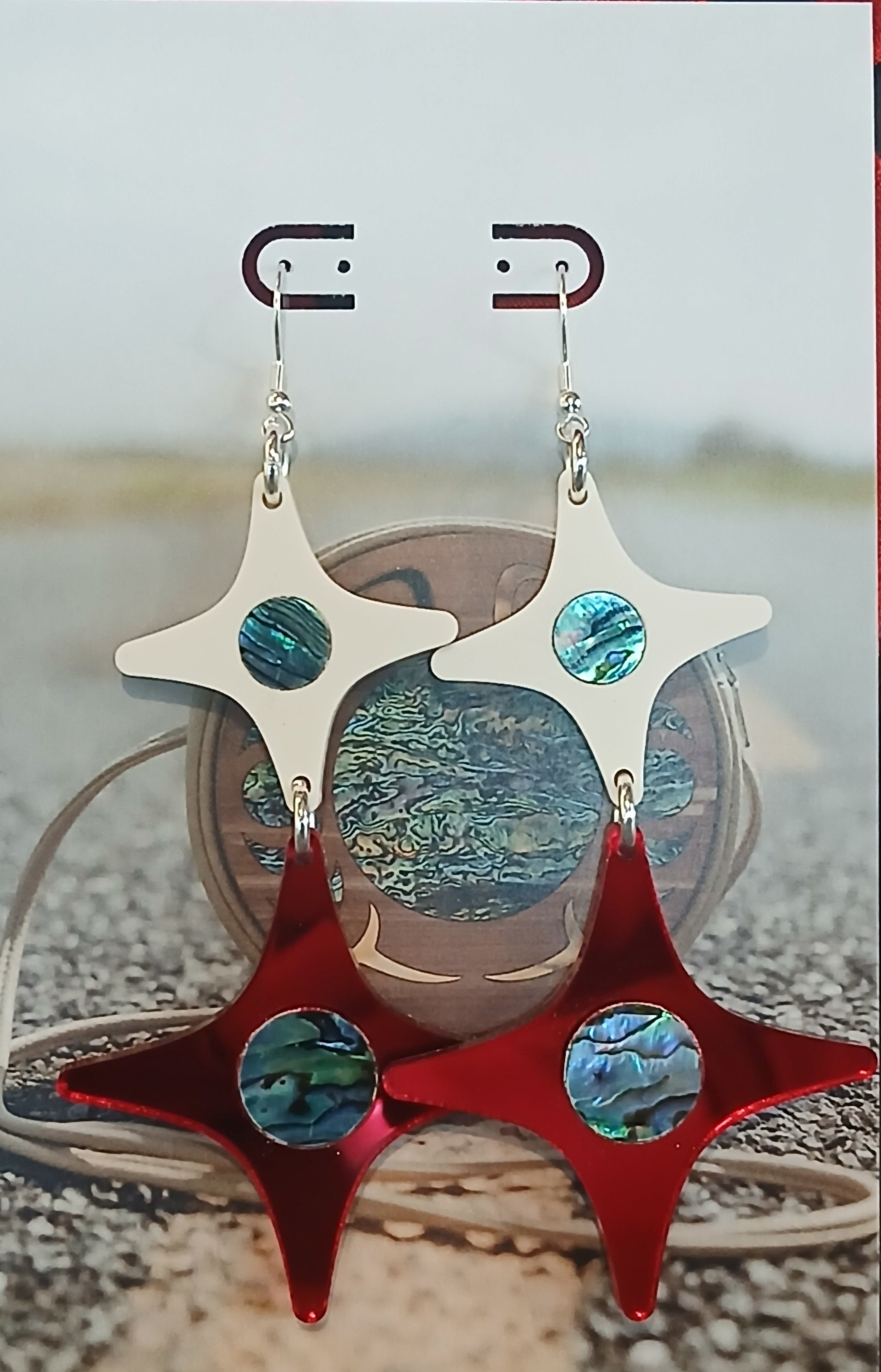 Star Husband Earrings by Copper Canoe Woman