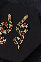 Coral Snake Earrings by Mountain Maiden