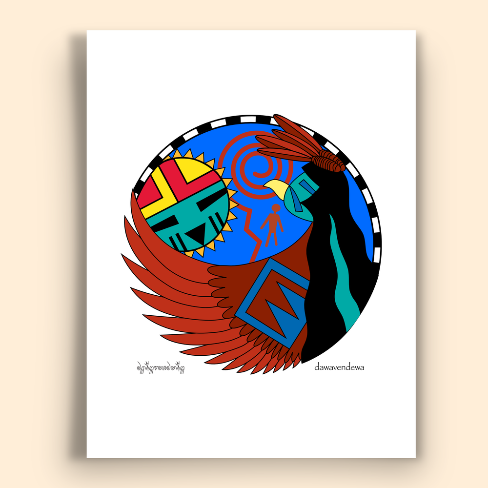 Greeting Note Cards by Fourth World Design