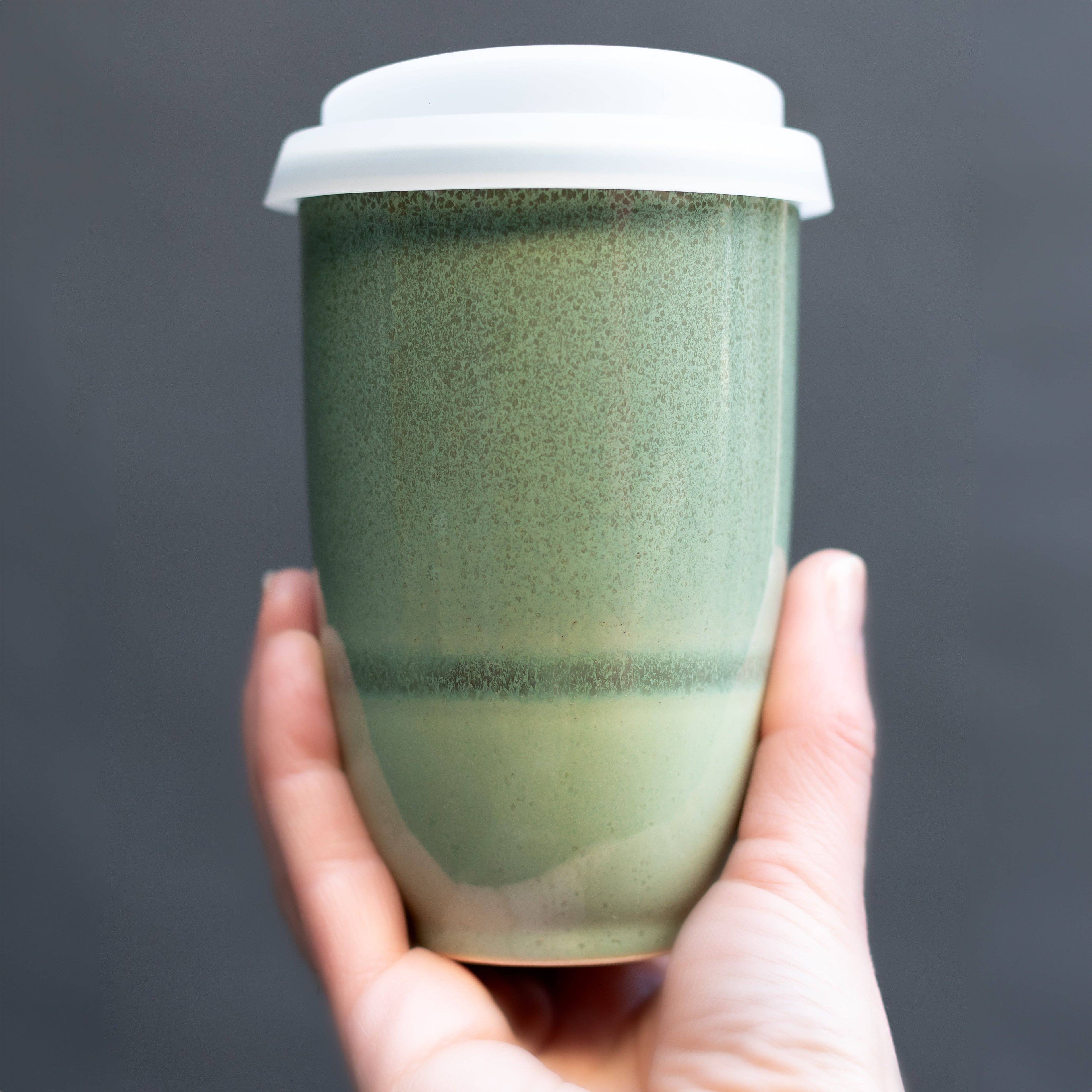 Emerald Ceramic Travel Mug by Nova Ceramics Travel Mugs