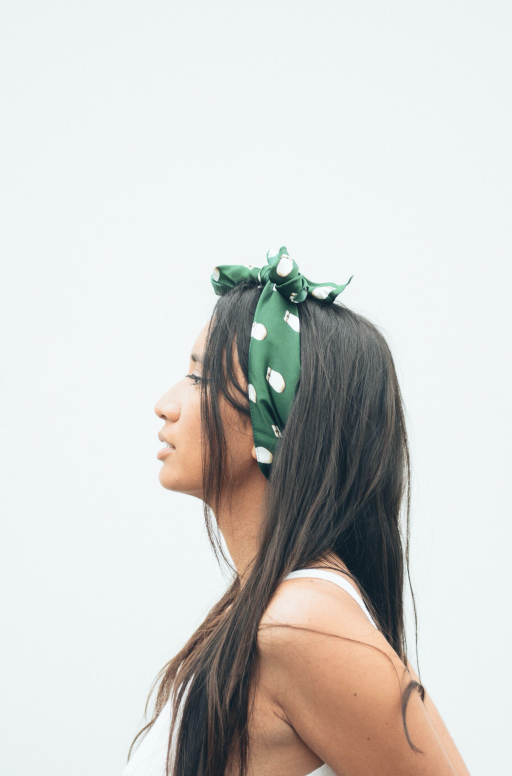 Elk Ivory Silk Scarf by by Bethany Yellowtail