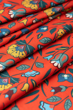 Cotton Fabric - Mountain Crow Florals by Bethany Yellowtail