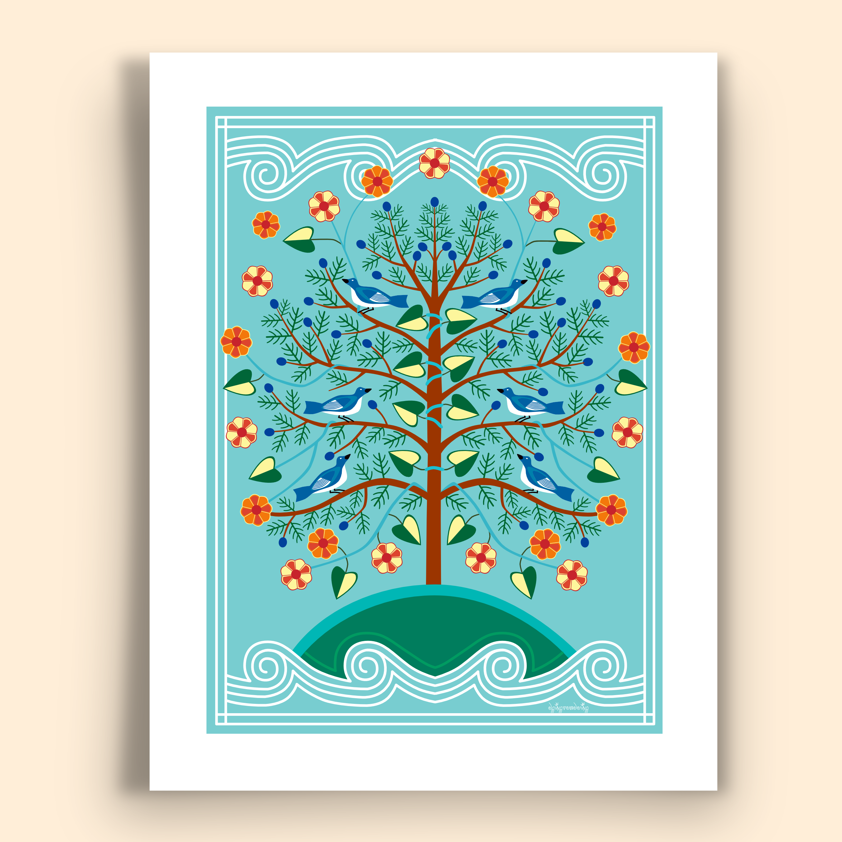 Greeting Note Cards by Fourth World Design