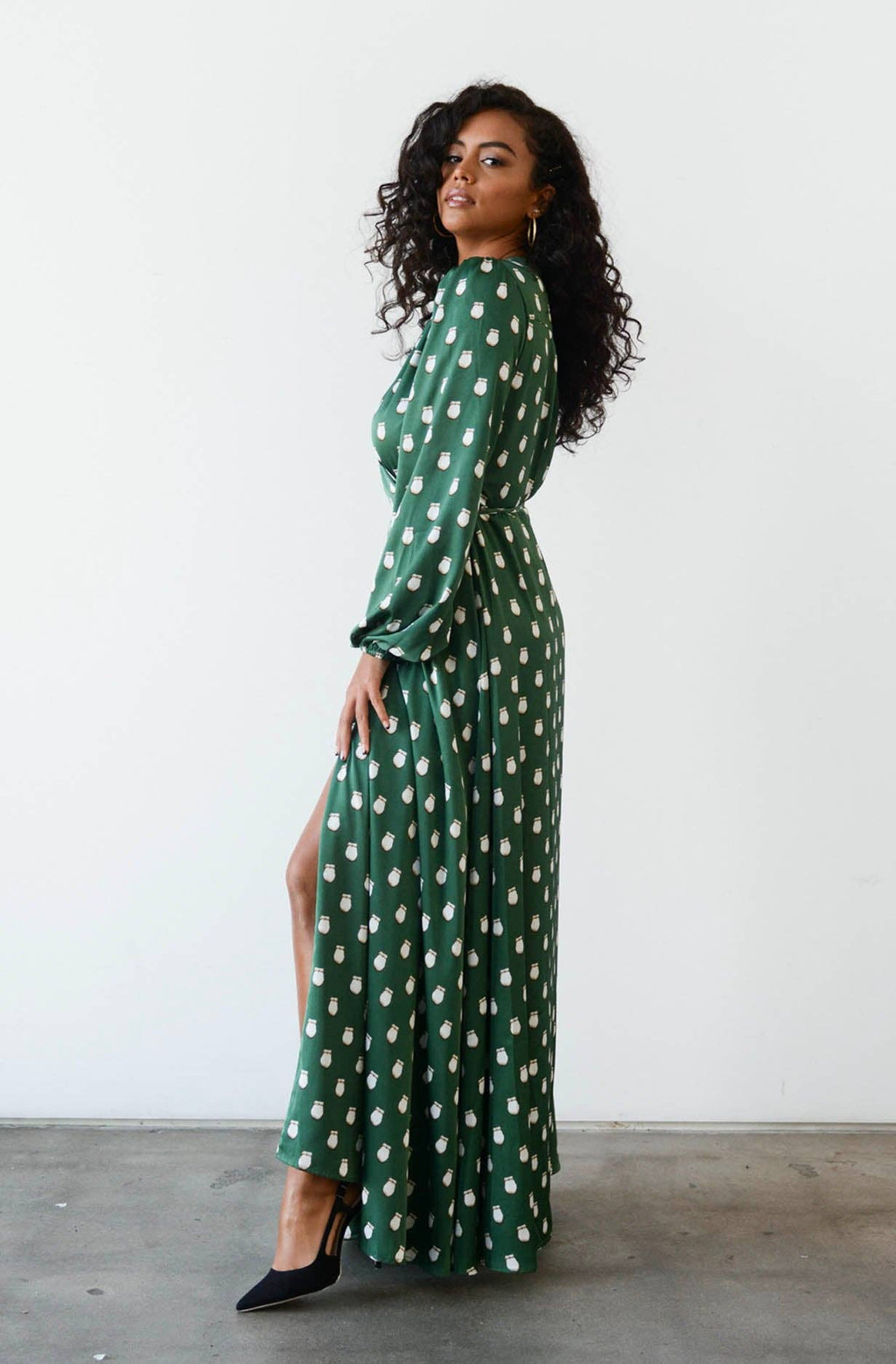 Elk Ivory Maxi Wrap Dress by B.Yellowtail
