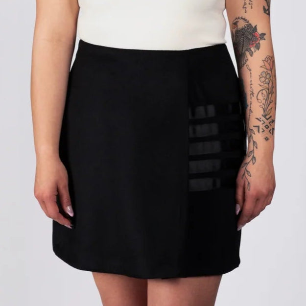 LH | Wool Skirt | Black | 3XL