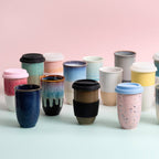 Aurora Ceramic Travel Cup 16oz | Reusable Coffee Tumbler by Nova Ceramics Travel Mugs