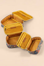 Mountain Crow Floral Travel Case Set by B.Yellowtail