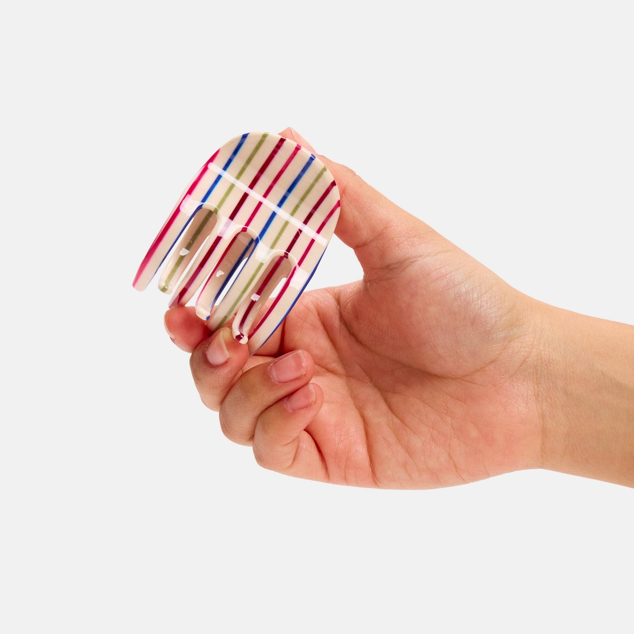 Ursa Claw in Vanilla Stripe by CHUNKS