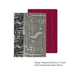 Hardcover Journals w/ Contemporary Indigenous Design: Grizzly by Made by Humans