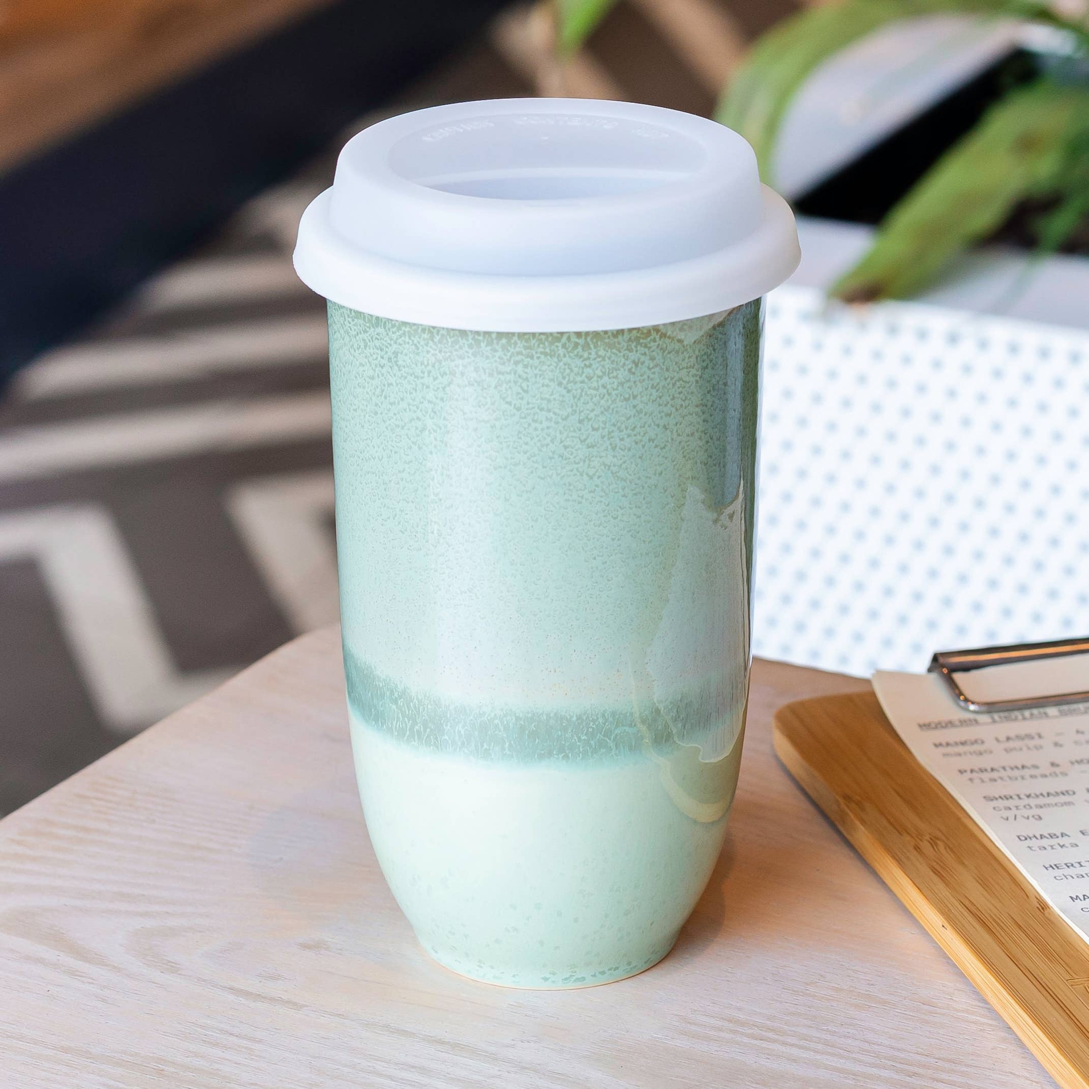 Emerald Ceramic Travel Mug by Nova Ceramics Travel Mugs