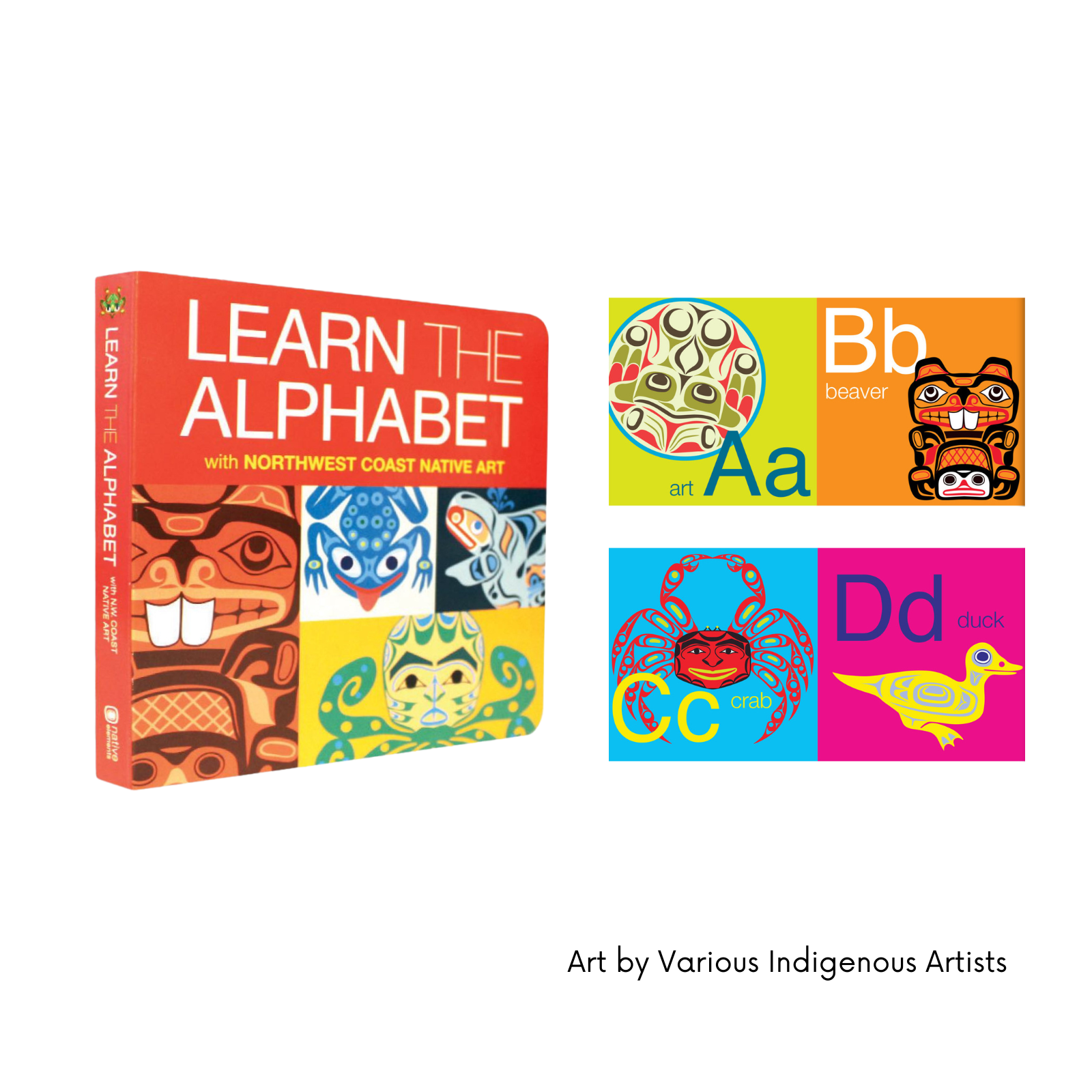 Learn the Alphabet Indigenous Art Board Book by Made by Humans