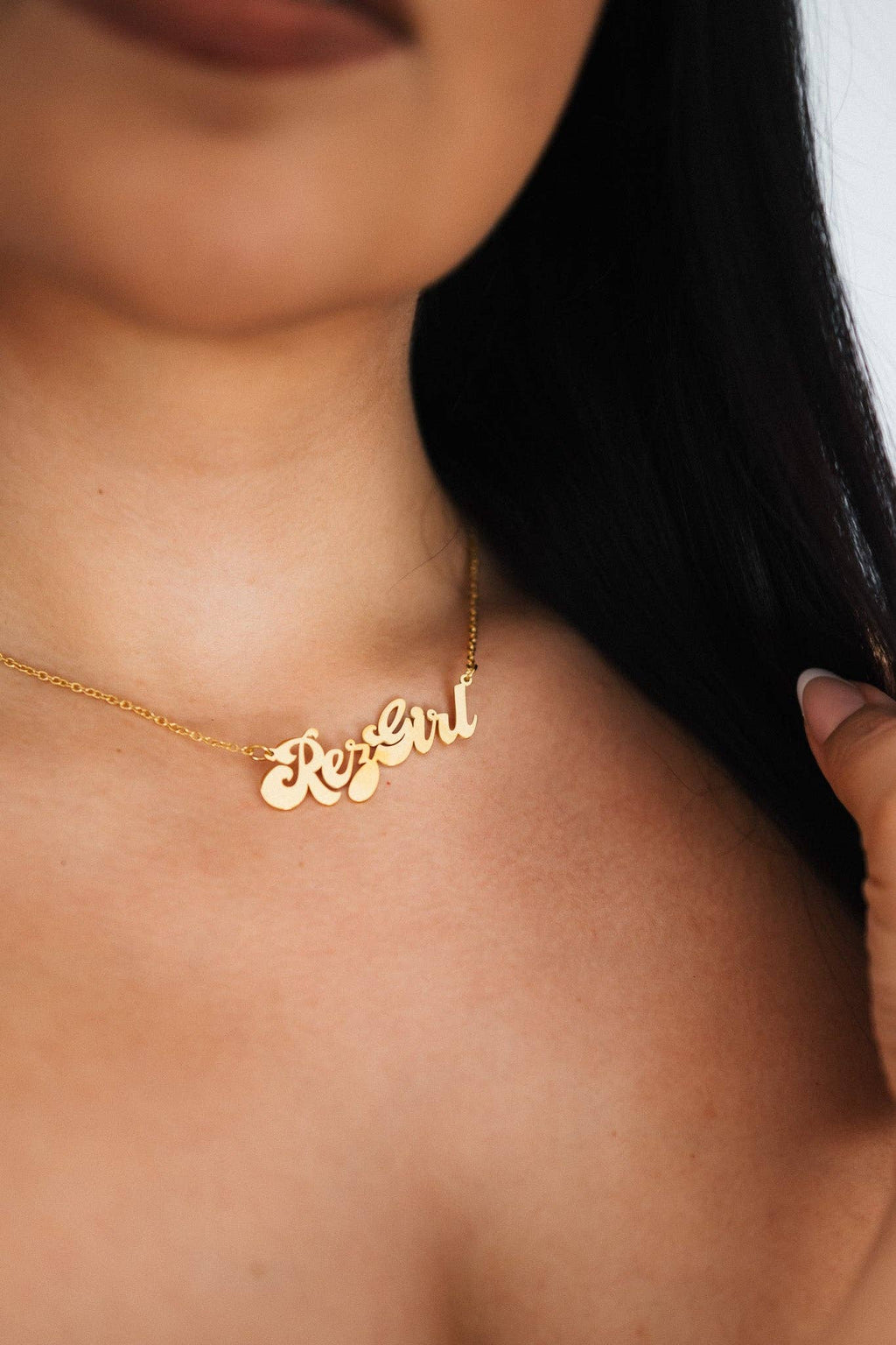 "Rez Girl" Necklace by Bethany Yellowtail
