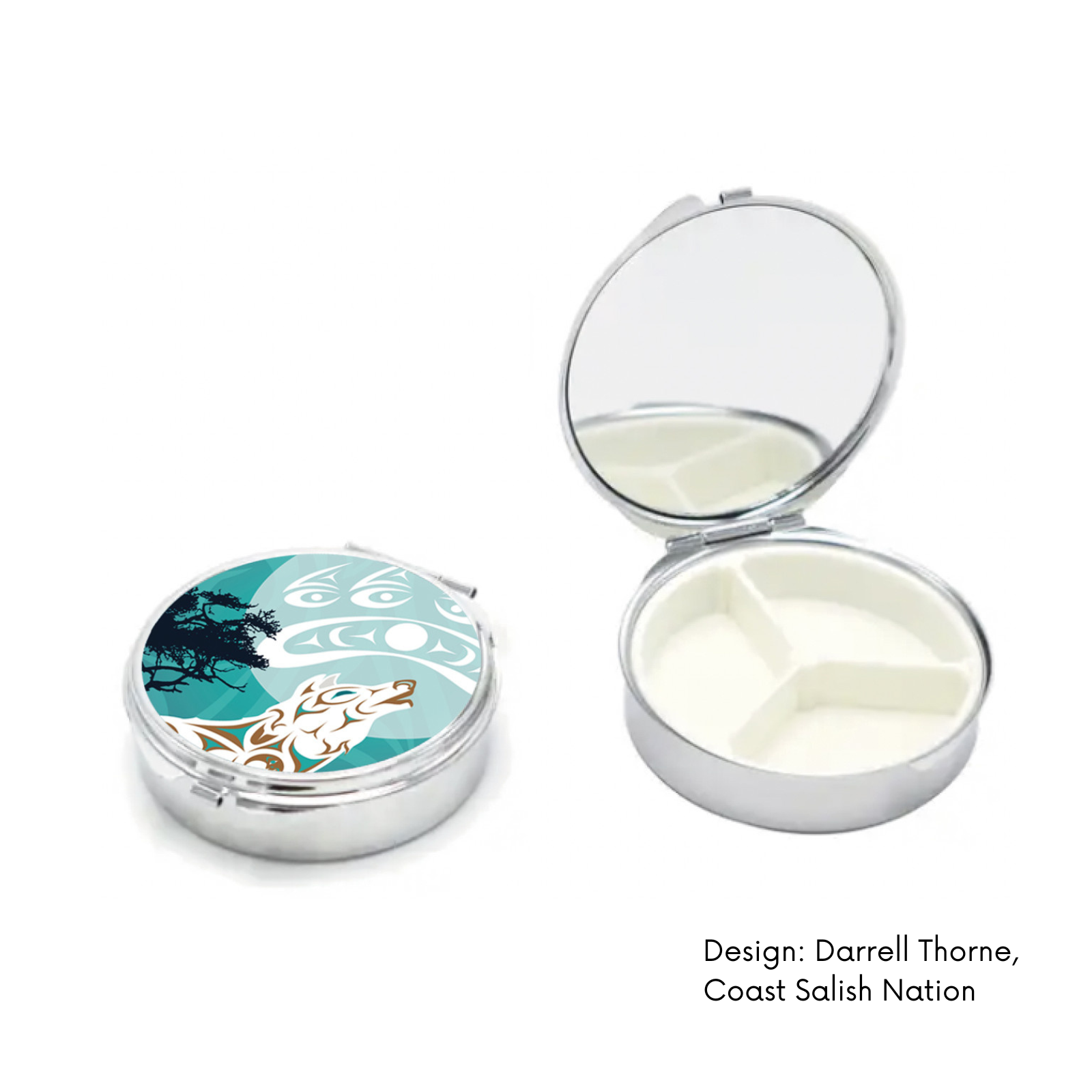 Pill Boxes with Contemporary Indigenous Design