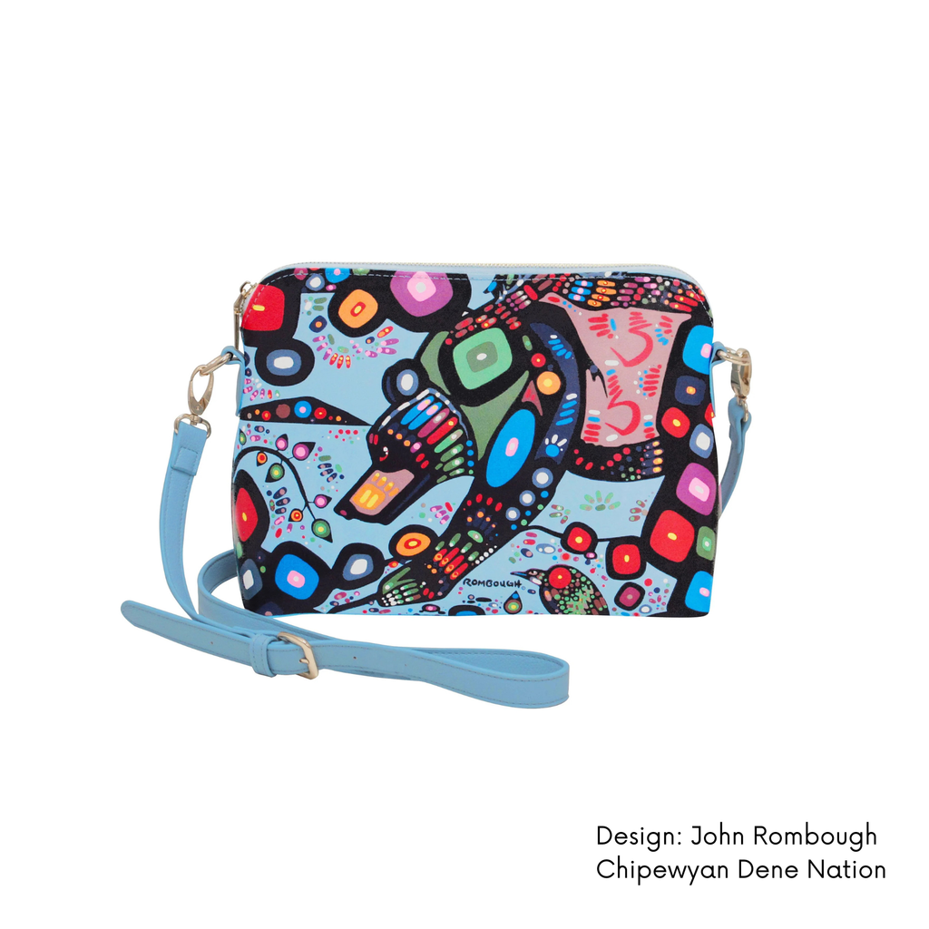 Original Indigenous Design: Killer Whale Shoulder Bag by Made by Humans