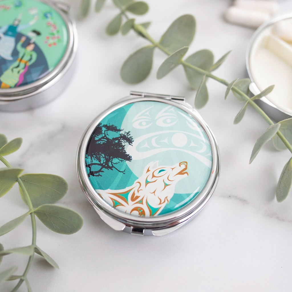 Pill Boxes with Contemporary Indigenous Design