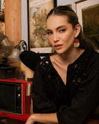 Beaded Handwoven Santa Fe Drops by Mayana