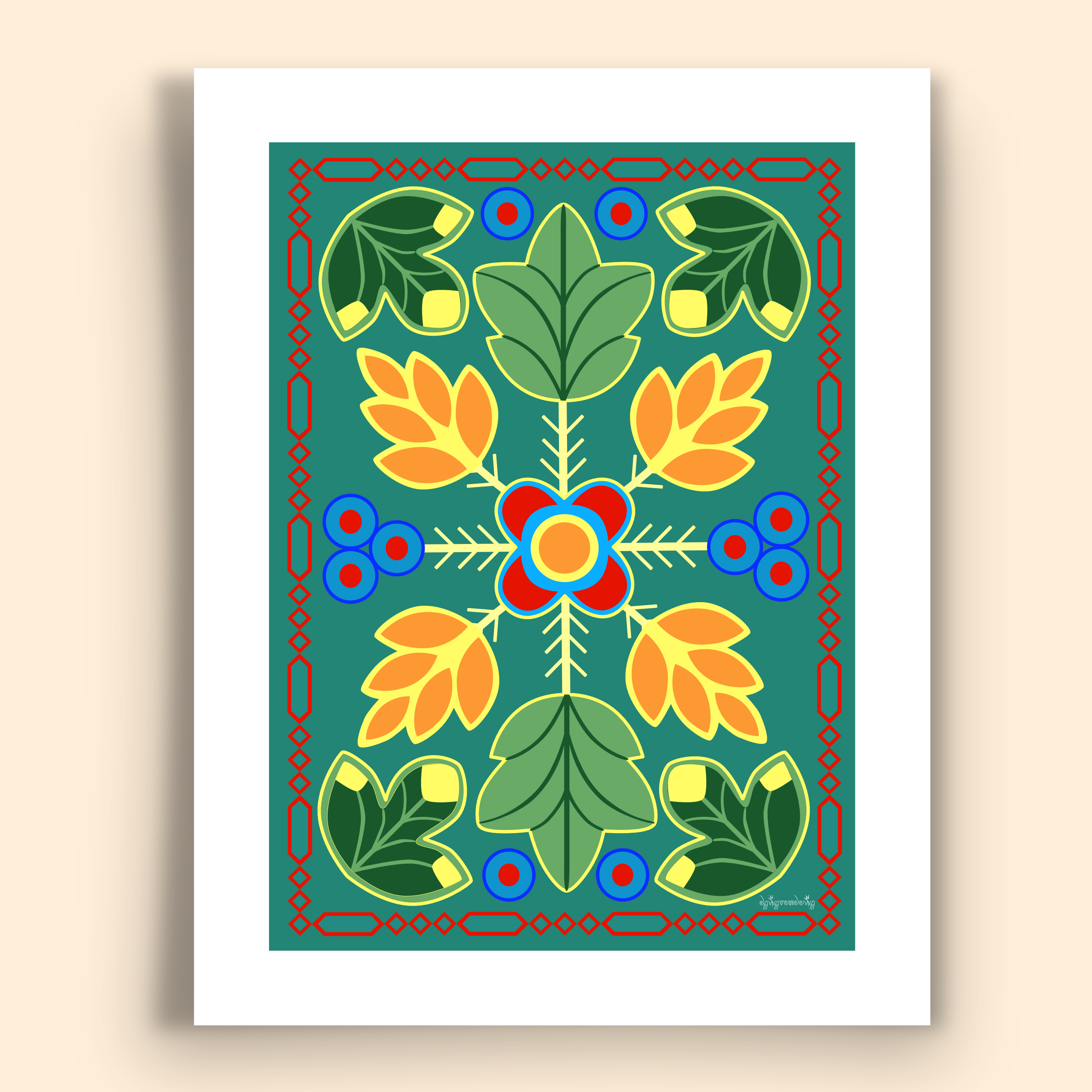 Greeting Note Cards by Fourth World Design