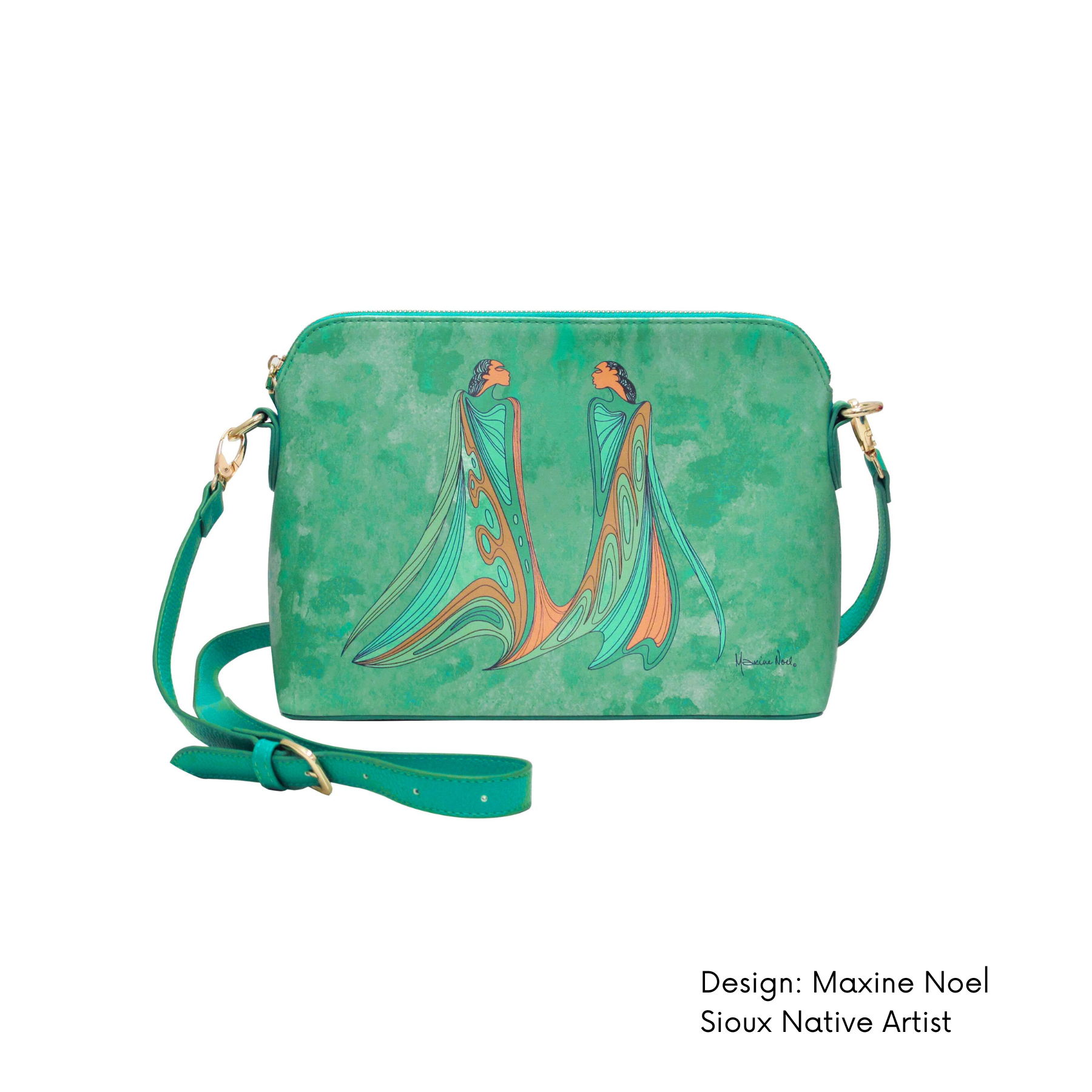 Original Indigenous Design: Killer Whale Shoulder Bag by Made by Humans