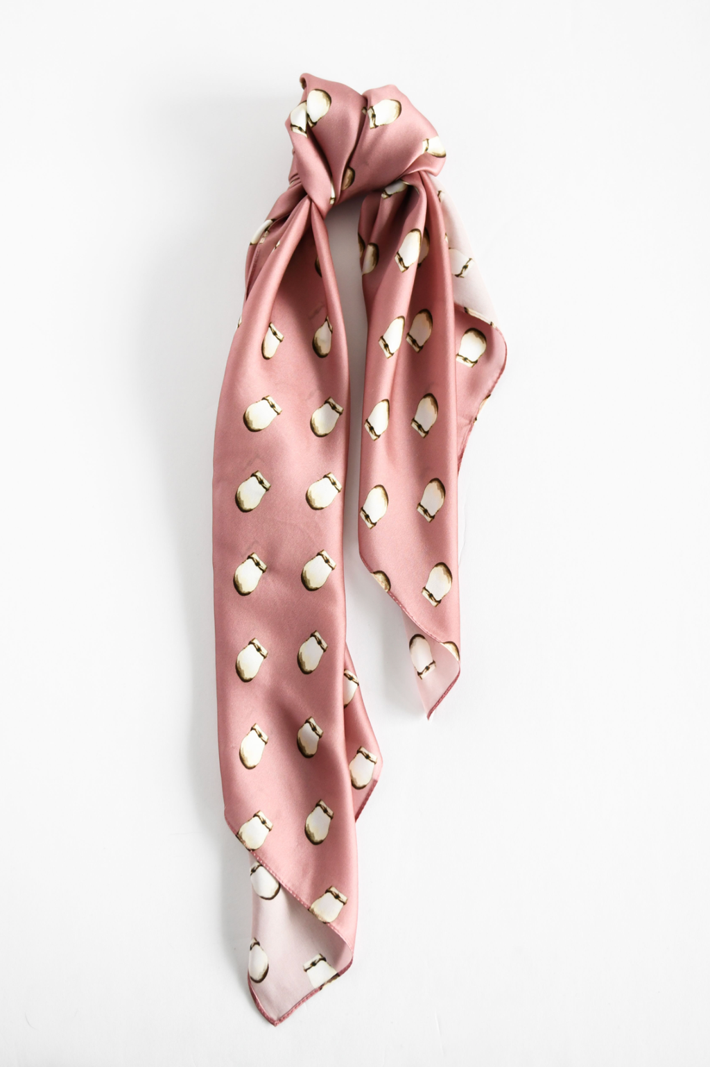 Elk Ivory Silk Scarf by by Bethany Yellowtail