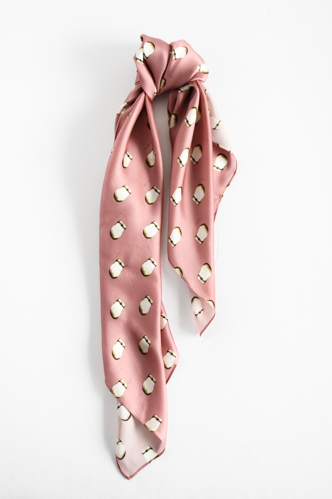 Elk Ivory Silk Scarf by by Bethany Yellowtail