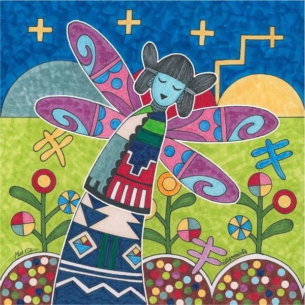 Mini Canvas Prints by Fourth World Design
