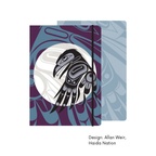Hardcover Journals w/ Contemporary Indigenous Design: Grizzly by Made by Humans