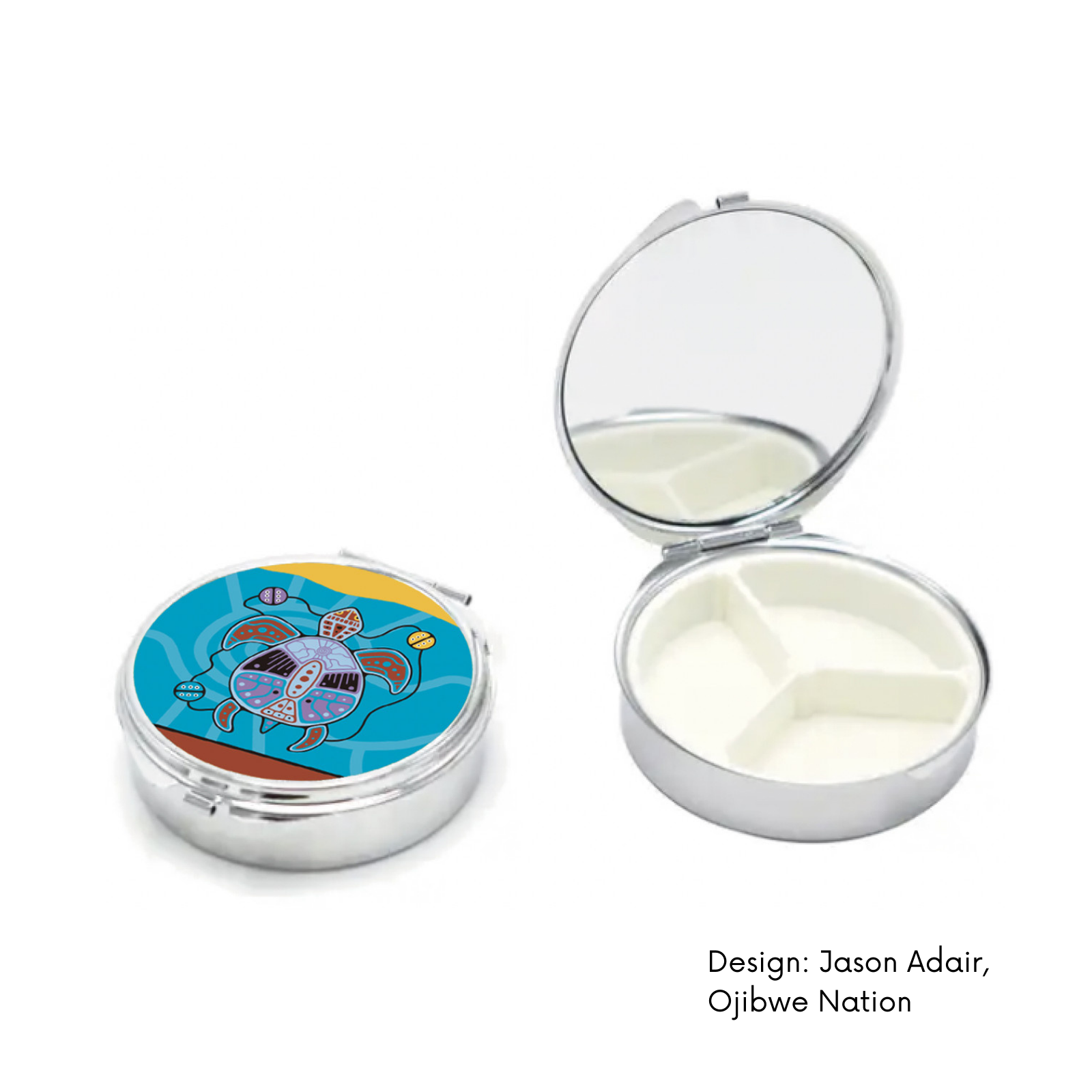 Pill Boxes with Contemporary Indigenous Design