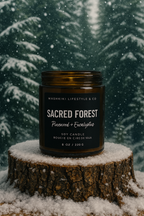 Sacred Forest Pinewood + Eucalyptus Candle by Mashkiki Lifestyle & Co.