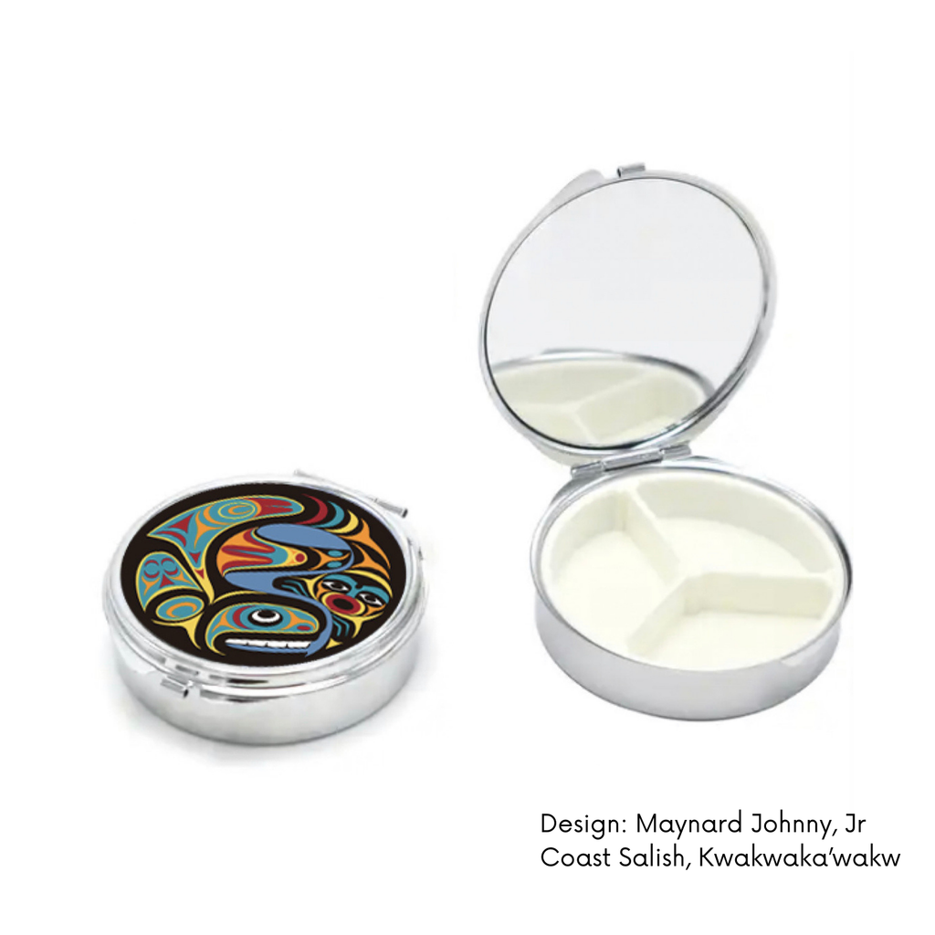 Pill Boxes with Contemporary Indigenous Design