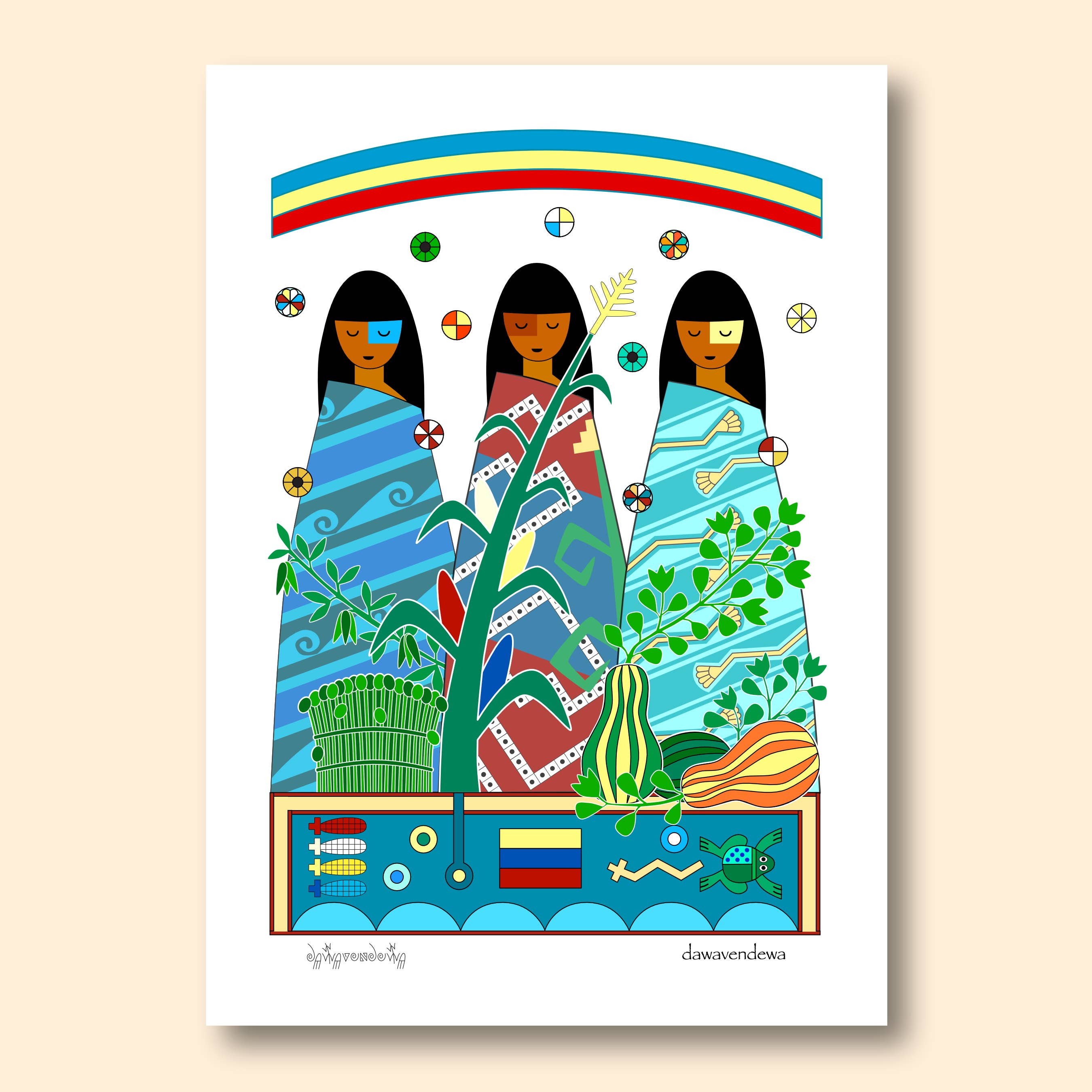Greeting Note Cards by Fourth World Design