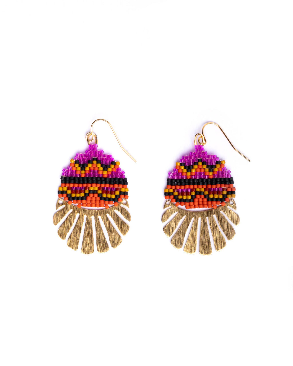 Beaded Handwoven Santa Fe Drops by Mayana