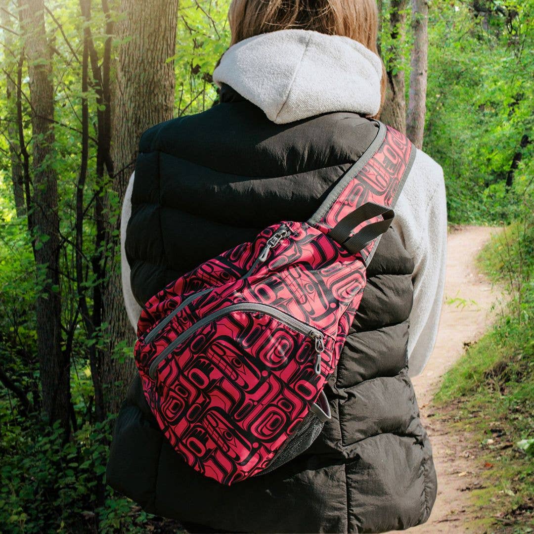Contemporary Indigenous Design: Traditions Sling Pack by Made by Humans