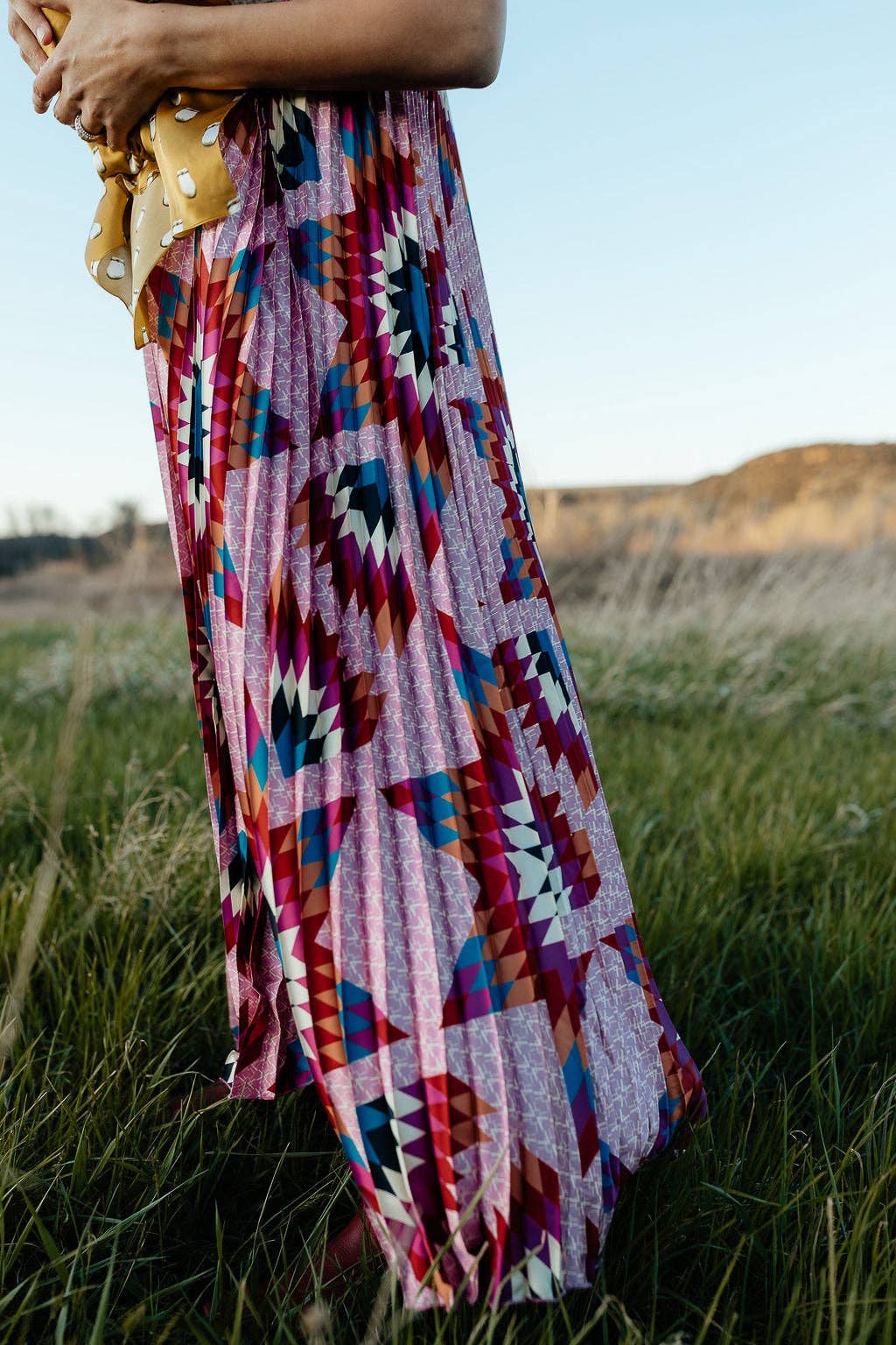 Maxi Star Quilt Dress by Bethany Yellowtail