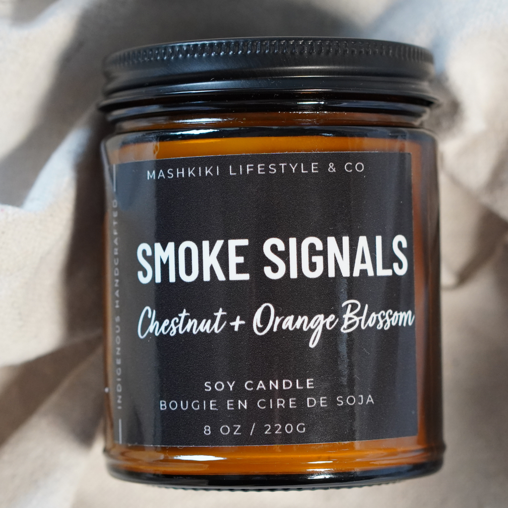 Smoke Signals Chestnut + Orange Candle by Mashkiki Lifestyle & Co.