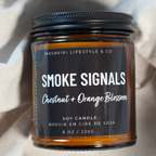 Smoke Signals Chestnut + Orange Candle by Mashkiki Lifestyle & Co.